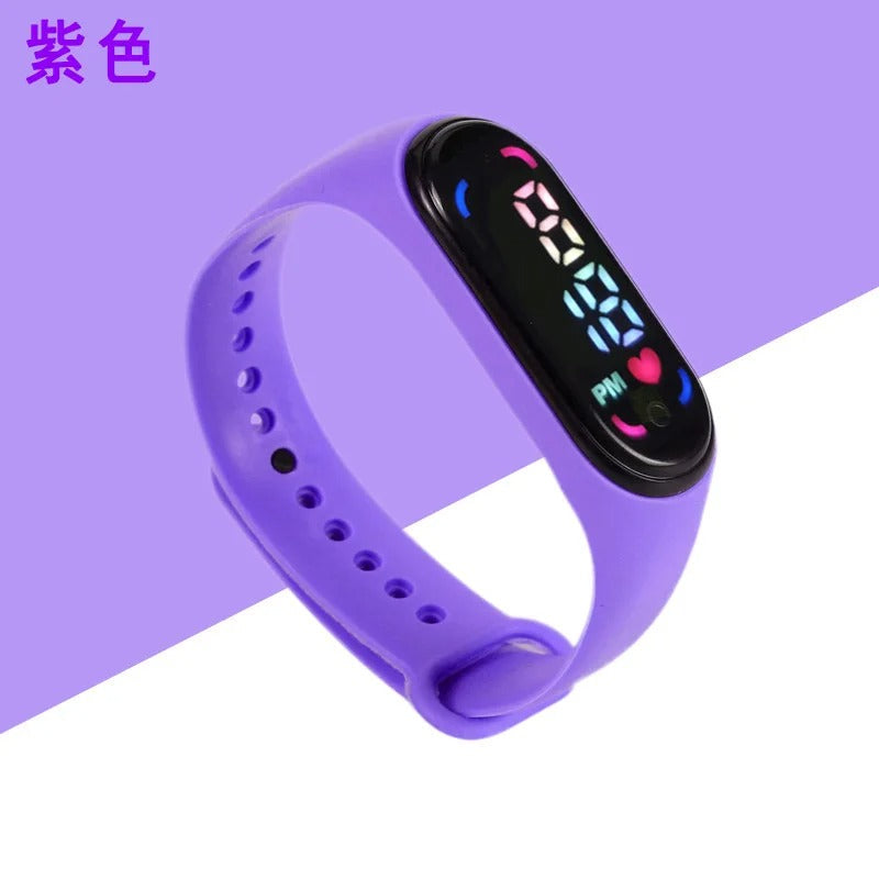 Children's Waterproof Sports Smart LED Watch