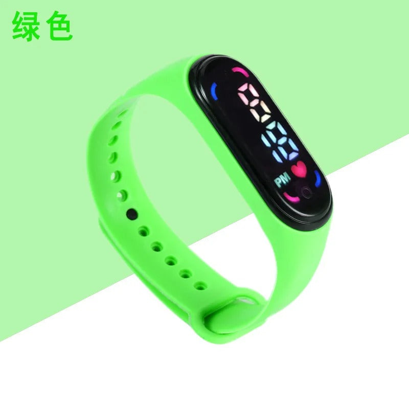 Children's Waterproof Sports Smart LED Watch