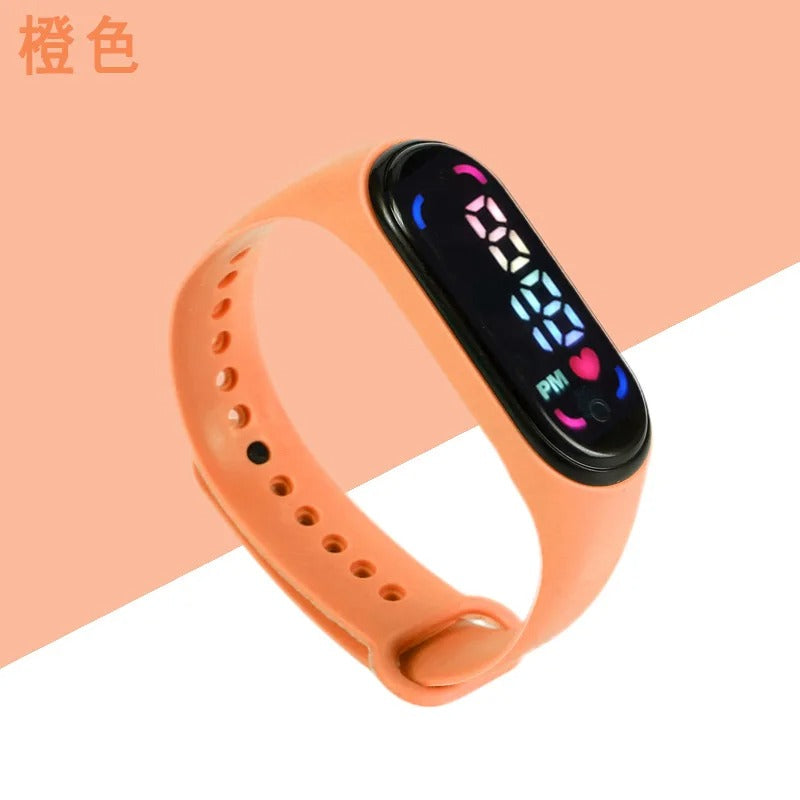 Children's Waterproof Sports Smart LED Watch