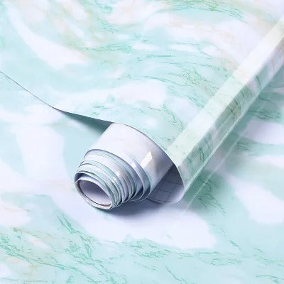 Waterproof Marble Vinyl Film Self Adhesive Wallpaper