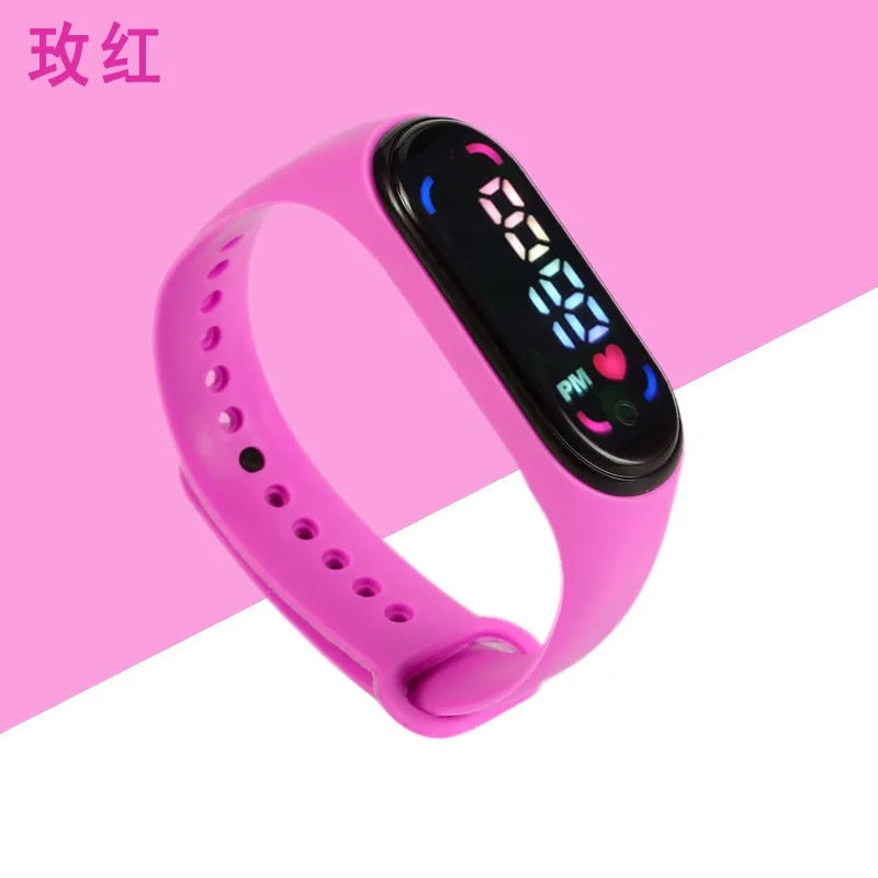 Children's Waterproof Sports Smart LED Watch