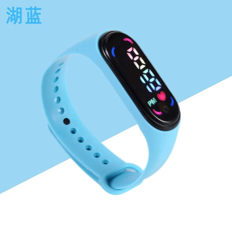 Children's Waterproof Sports Smart LED Watch