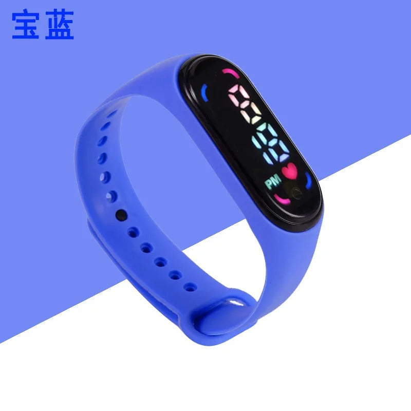 Children's Waterproof Sports Smart LED Watch