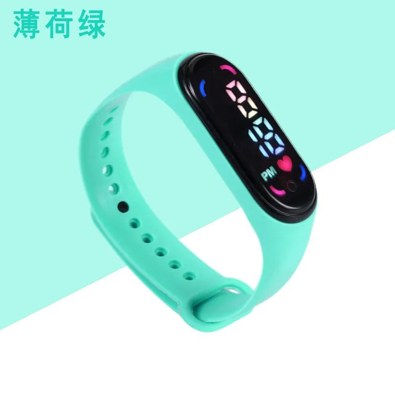 Children's Waterproof Sports Smart LED Watch