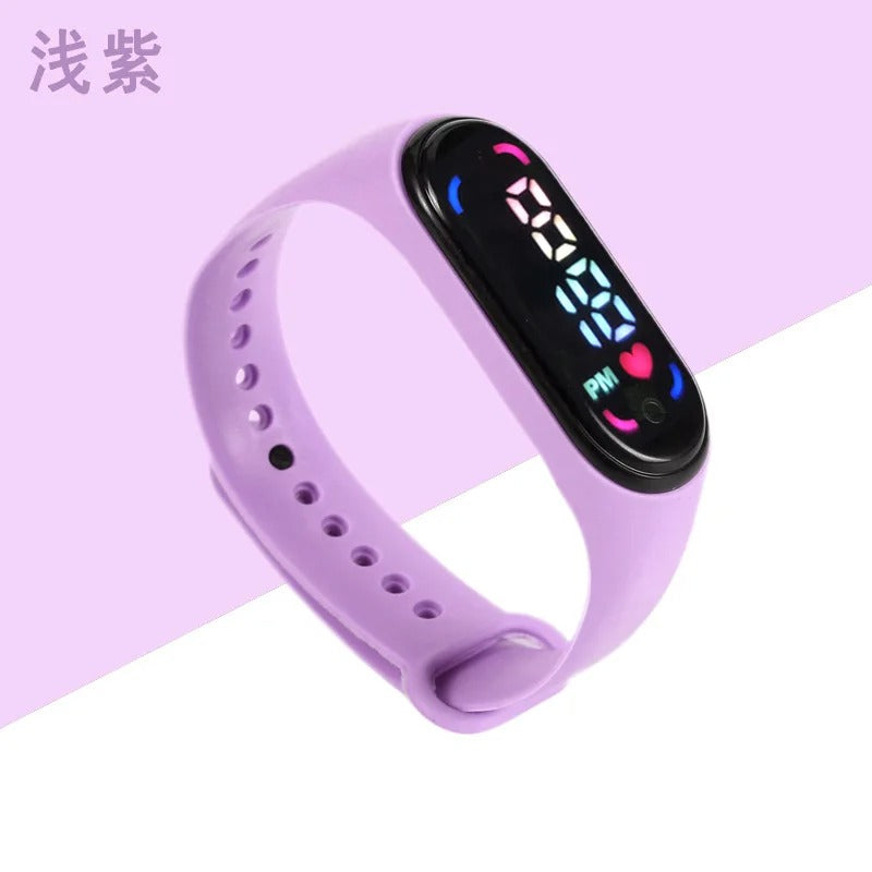 Children's Waterproof Sports Smart LED Watch