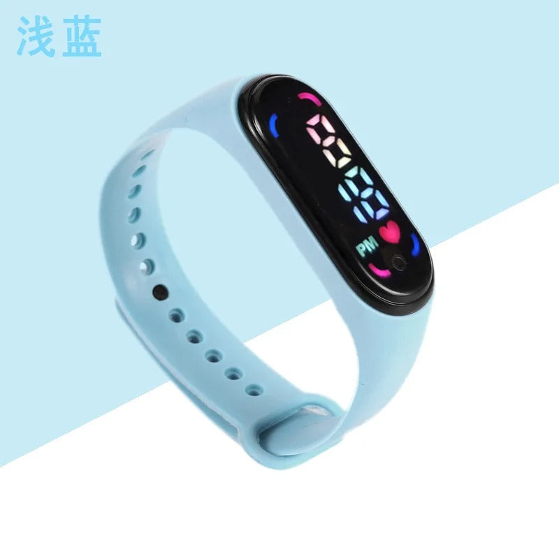 Children's Waterproof Sports Smart LED Watch