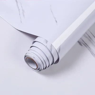 Waterproof Marble Vinyl Film Self Adhesive Wallpaper