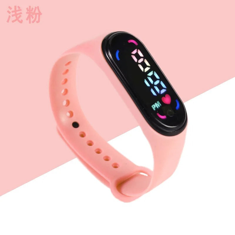 Children's Waterproof Sports Smart LED Watch