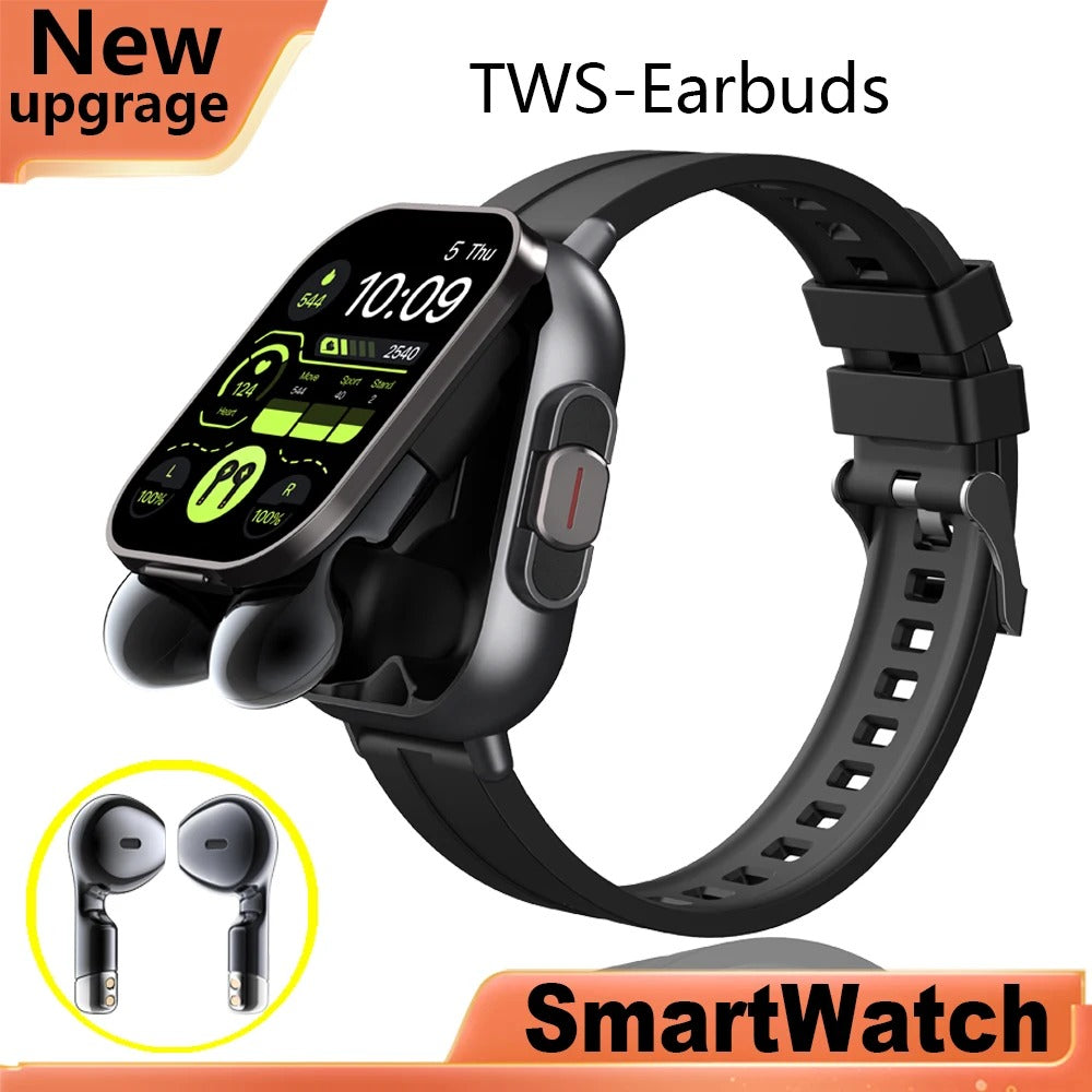 2-in-1 Smart Watch with TWS-Earbuds