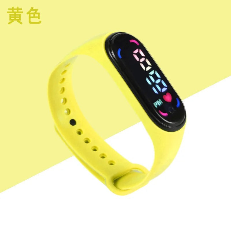 Children's Waterproof Sports Smart LED Watch