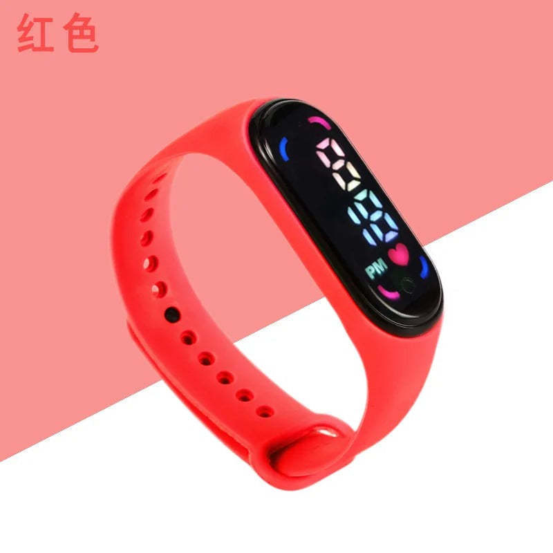 Children's Waterproof Sports Smart LED Watch